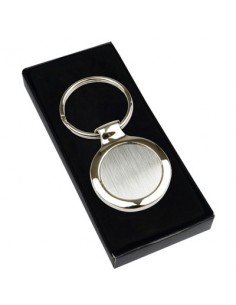 Metalinis raktų pakabukas Round 2