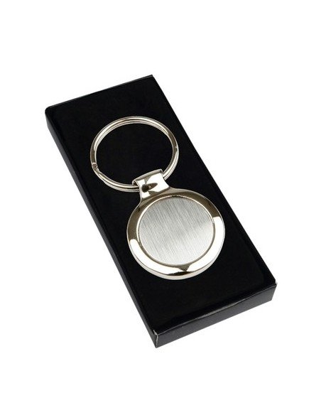 Metalinis raktų pakabukas Round Metalinis raktų pakabukas Round