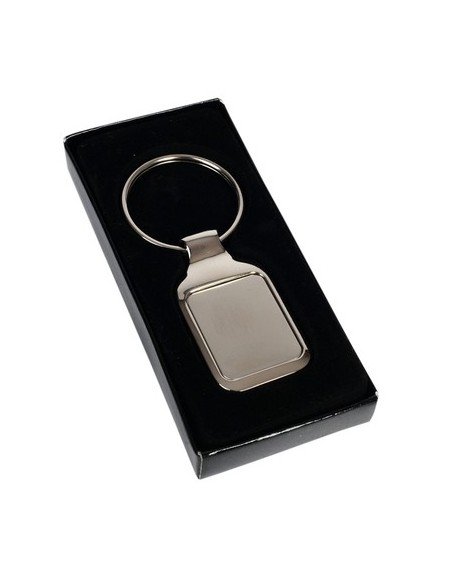 Metalinis raktų pakabukas Rectangular