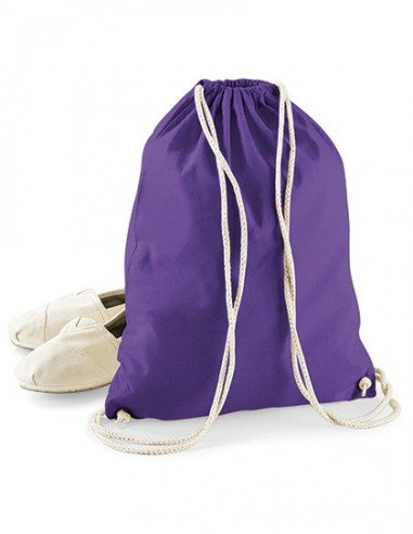 Įvairių spalvų medvilniniai krepšiai Cotton Gymsac