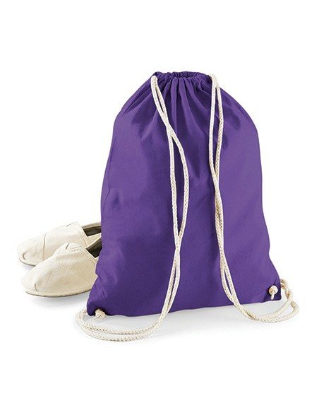 Įvairių spalvų medvilniniai krepšiai Cotton Gymsac