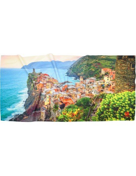 Mikrofibros rankšluiostis su dvipuse spauda