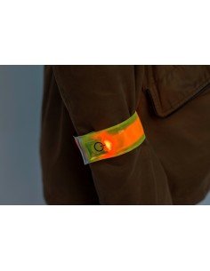 Savaime susiveržianti atšvaitinė apyrankė su LED šviestuvu 2