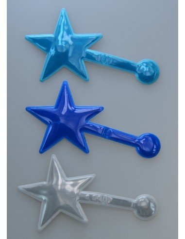 Skirtingų formų magnetiniai segtukai-atšvaitai