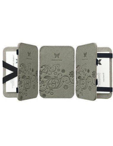 Vizitinių kortelių dėklas su dvipusiu atsivertimu