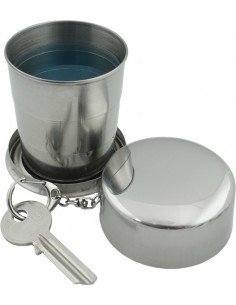 Raktų pakabukas su 130ml sulankstoma metaline stikline 2