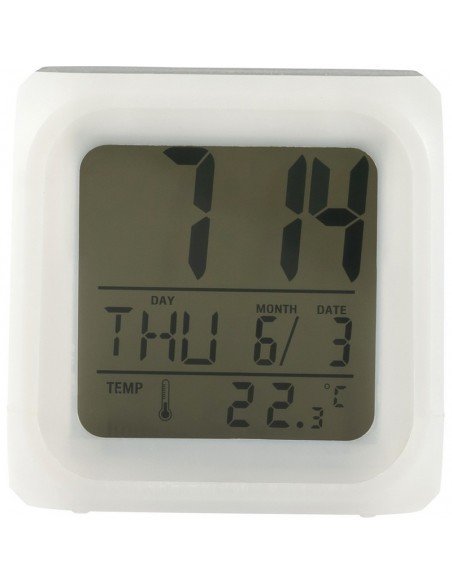 Šviečiantis laikrodis-žadintuvas