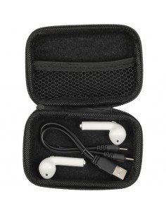 Belaidės ausinės odiniame dėkle 2