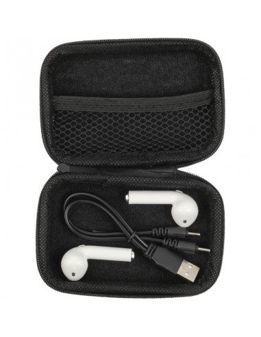 Belaidės ausinės odiniame dėkle