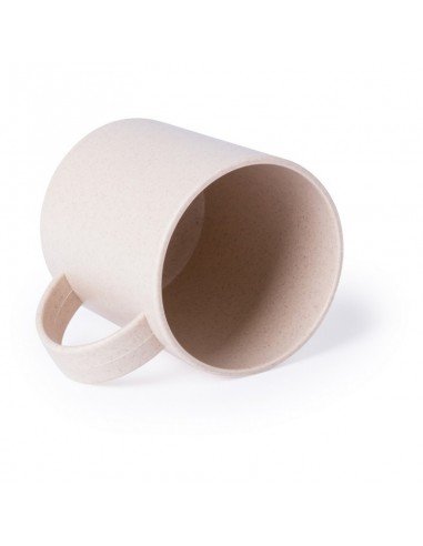 Plastikiniai puodeliai su bambuko pluoštu 320ml