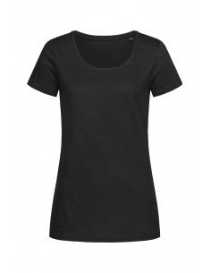 Moteriški marškinėliai platesne apykakle 2
