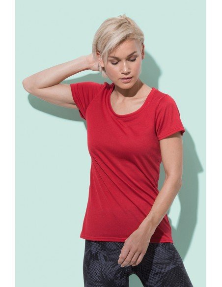 Moteriški sportiniai marškinėliai Cotton