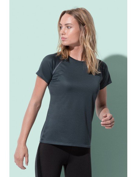Moteriški sportiniai marškinėliai Raglan
