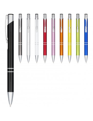 Moneta anodized aluminium click ballpoint pen