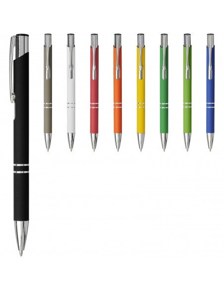 Moneta soft touch click ballpoint pen