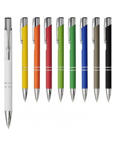 Moneta soft touch click ballpoint pen