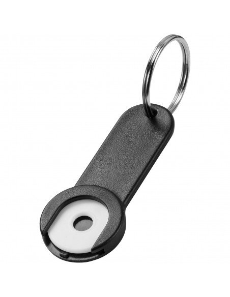 Shoppy coin holder keychain