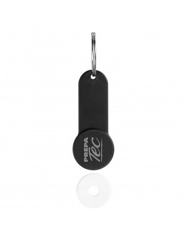 Shoppy coin holder keychain