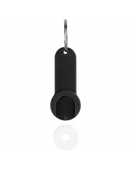 Shoppy coin holder keychain