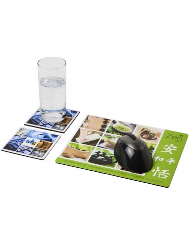 Q-Mat mouse mat and coaster set combo 3