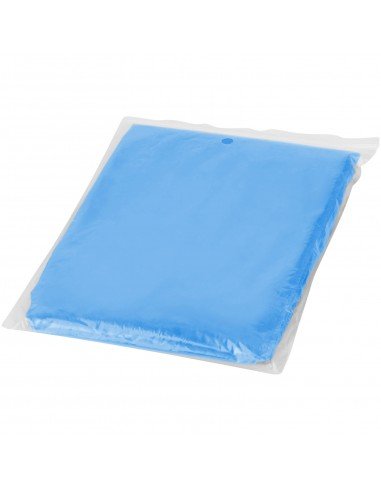 Ziva disposable rain poncho with storage pouch