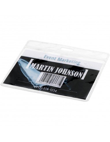 Serge transparent badge holder