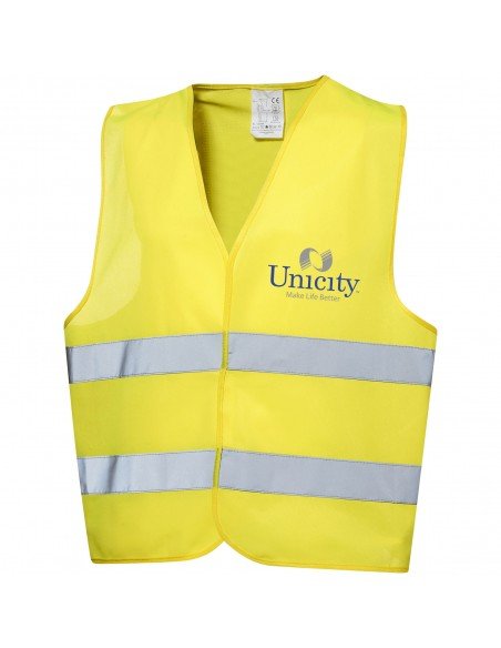 Watch-out XL safety vest in pouch for professional use