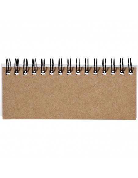 Spinner spiral notebook with coloured sticky notes