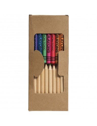 Lucky 19-piece coloured pencil and crayon set