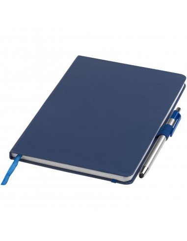 Crown A5 notebook with stylus ballpoint pen