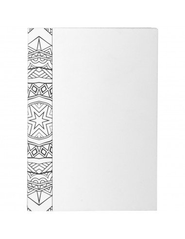 Doodle colouring notebook