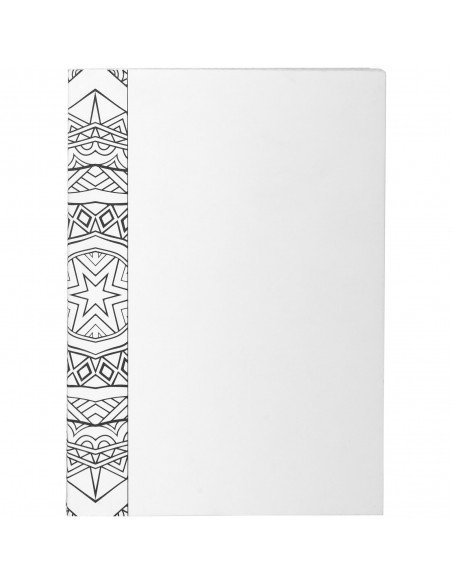 Doodle colouring notebook