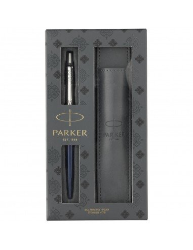 Jotter royal blue gift set with pen and pouch