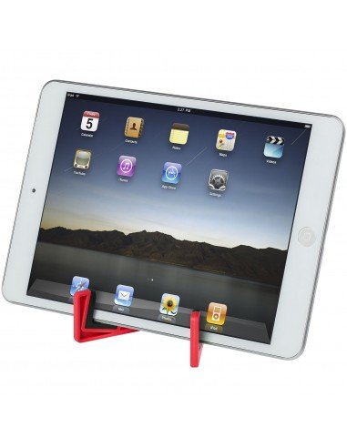 Slim device stand for tablets and smartphones