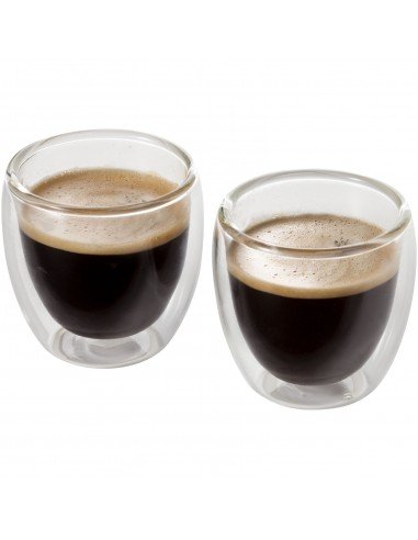 Boda 2-piece glass espresso cup set