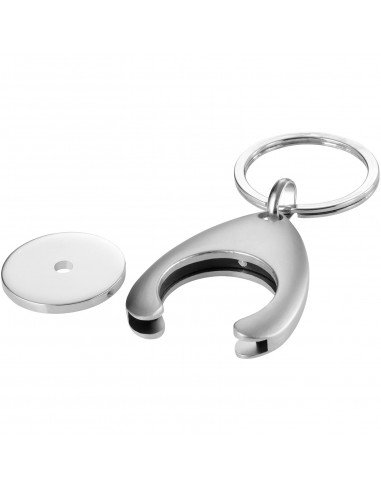 Trolley coin holder keychain