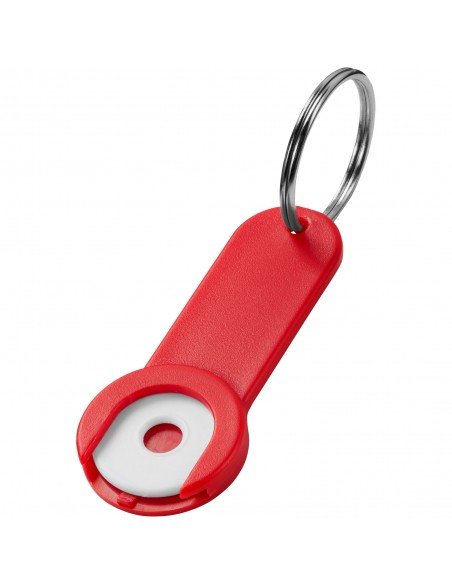 Shoppy coin holder keychain