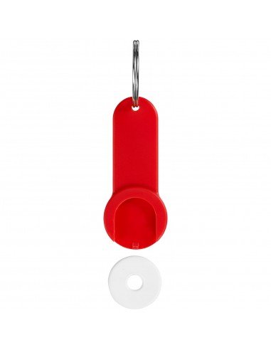 Shoppy coin holder keychain