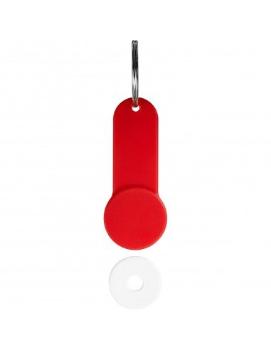 Shoppy coin holder keychain