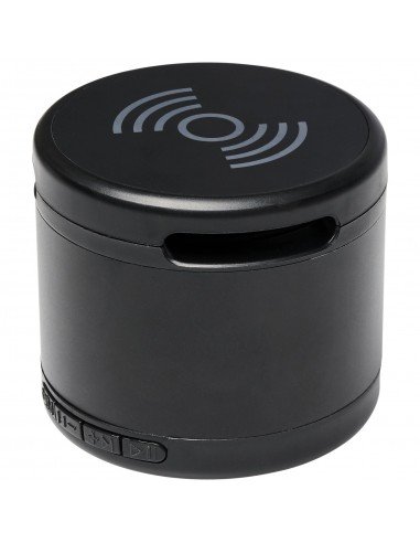 Jones metal Bluetooth® speaker with wireless charging pad