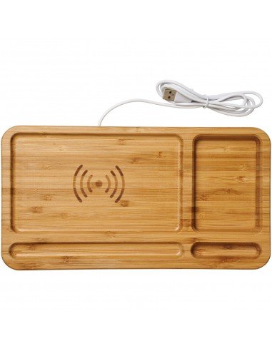 Frame wireless charging desk organizer