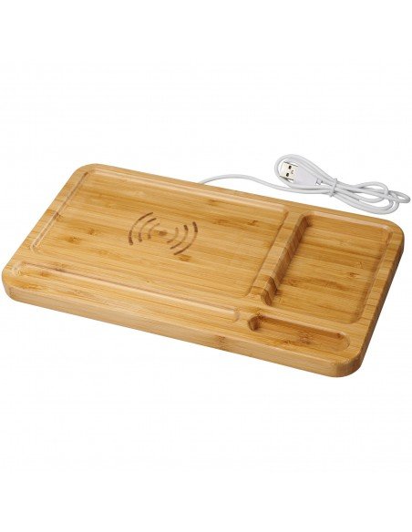 Frame wireless charging desk organizer