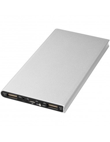 Plate 8000 mAh aluminium power bank