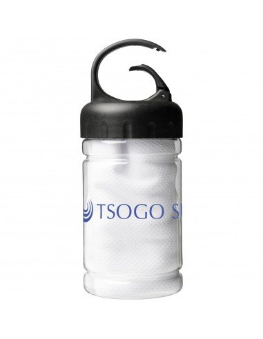 Remy cooling towel in PET container