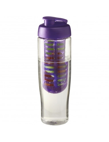 H2O Tempo® 700 ml flip lid sport bottle & infuser