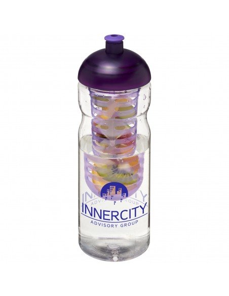 H2O Base® 650 ml dome lid sport bottle & infuser