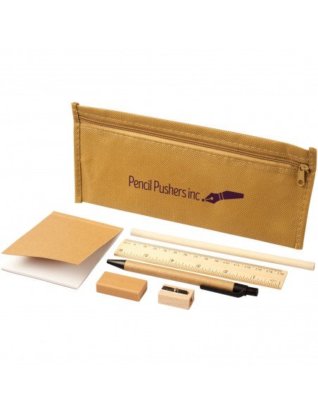 Enviro 7-piece eco pencil case set