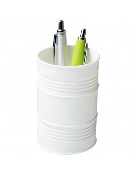 Bardo oil drum style plastic pen pot