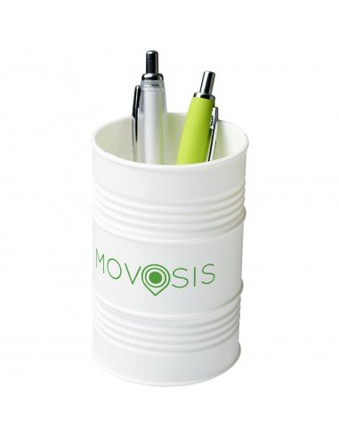 Bardo oil drum style plastic pen pot