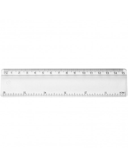 Renzo 15 cm plastic ruler